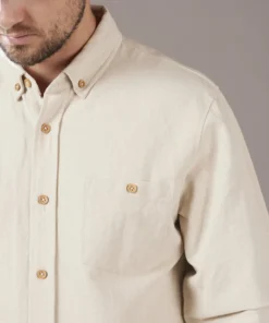 Just Another Fisherman Apparel ANCHORAGE SHIRT - NATURAL