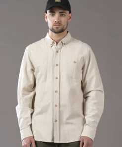 Just Another Fisherman Apparel ANCHORAGE SHIRT - NATURAL
