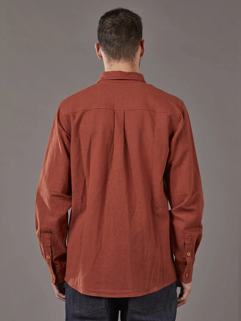 Just Another Fisherman ANCHORAGE SHIRT - RUST 5 Just Another Fisherman ANCHORAGE SHIRT - RUST