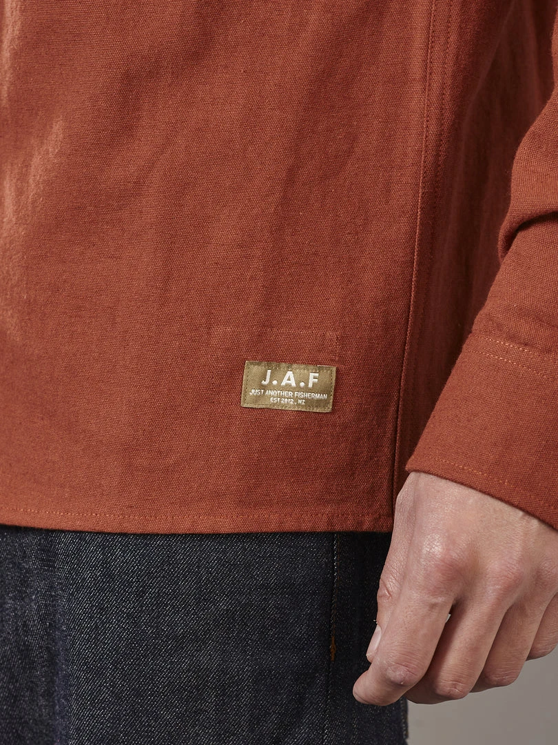 Just Another Fisherman ANCHORAGE SHIRT - RUST 8 Just Another Fisherman ANCHORAGE SHIRT - RUST
