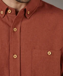 Just Another Fisherman ANCHORAGE SHIRT - RUST 11 Just Another Fisherman ANCHORAGE SHIRT - RUST