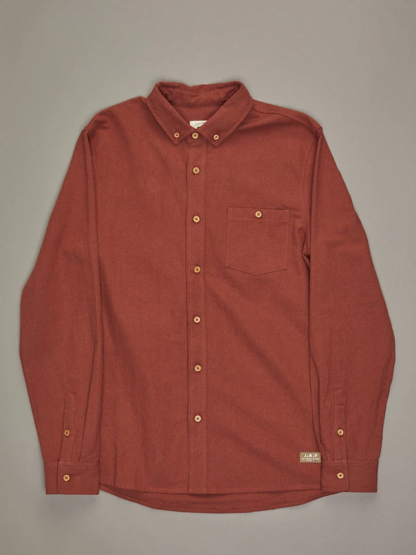 Just Another Fisherman ANCHORAGE SHIRT - RUST 3 Just Another Fisherman ANCHORAGE SHIRT - RUST