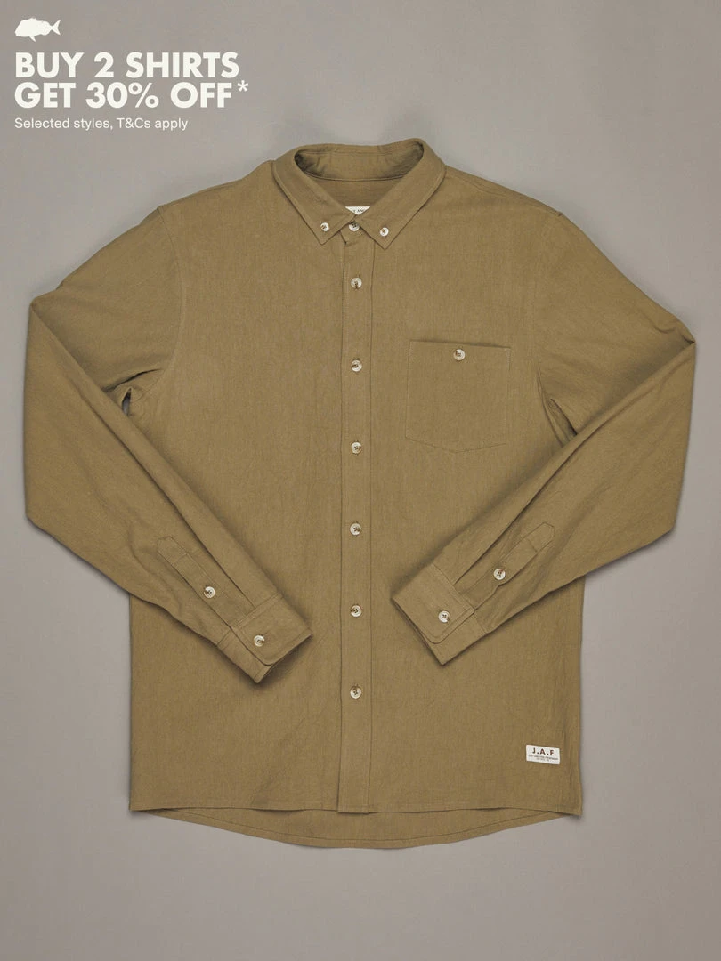 Just Another Fisherman Apparel ANCHORAGE SHIRT - SAGE 3 Just Another Fisherman Apparel ANCHORAGE SHIRT - SAGE