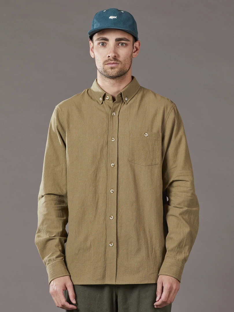 Just Another Fisherman Apparel ANCHORAGE SHIRT - SAGE 4 Just Another Fisherman Apparel ANCHORAGE SHIRT - SAGE