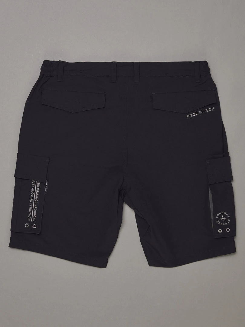 Just Another Fisherman Apparel ANGLER TECH CARGO SHORTS - BLACK 4 Just Another Fisherman Apparel ANGLER TECH CARGO SHORTS - BLACK