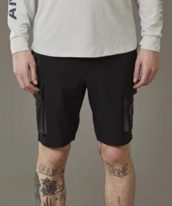 Just Another Fisherman Apparel ANGLER TECH CARGO SHORTS - BLACK 10 Just Another Fisherman Apparel ANGLER TECH CARGO SHORTS - BLACK