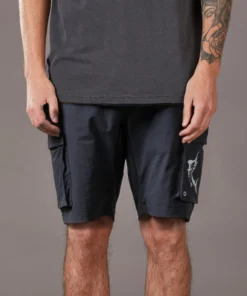 Just Another Fisherman ANGLER TECH CARGO SHORTS - NAVY