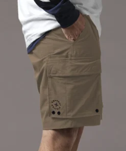 Just Another Fisherman Apparel ANGLER TECH CARGO SHORTS - TAUPE 11 Just Another Fisherman Apparel ANGLER TECH CARGO SHORTS - TAUPE