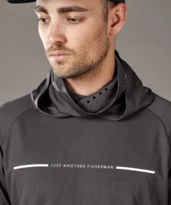 Just Another Fisherman TECH ANGLER HOOD - CHARCOAL/WHITE