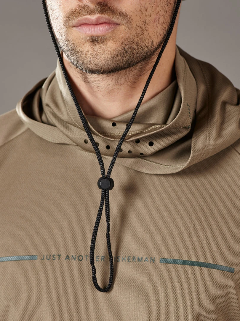 Just Another Fisherman TECH ANGLER HOOD - KHAKI 7 Just Another Fisherman TECH ANGLER HOOD - KHAKI