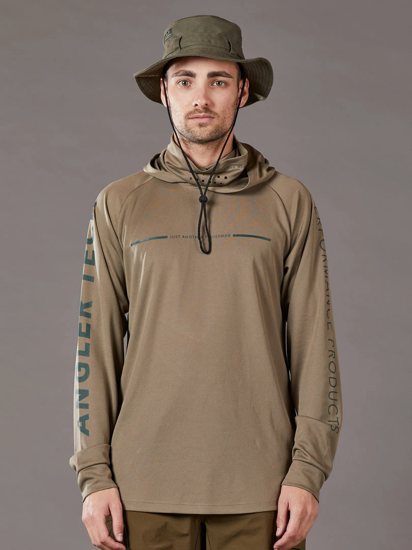 Just Another Fisherman TECH ANGLER HOOD - KHAKI 4 Just Another Fisherman TECH ANGLER HOOD - KHAKI