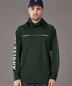 Just Another Fisherman Apparel TECH ANGLER HOOD - PINE/NATURAL