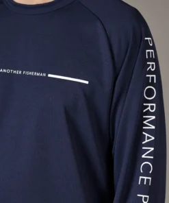 Just Another Fisherman ANGLER TECH LS TEE - NAVY 15 Just Another Fisherman ANGLER TECH LS TEE - NAVY