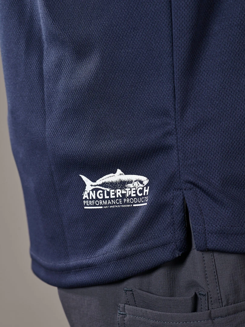 Just Another Fisherman ANGLER TECH LS TEE - NAVY 10 Just Another Fisherman ANGLER TECH LS TEE - NAVY