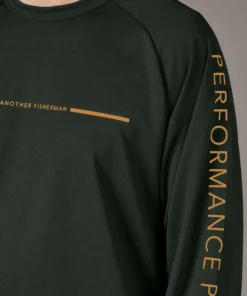 Just Another Fisherman Apparel ANGLER TECH LS TEE - PINE/ORANGE 14 Just Another Fisherman Apparel ANGLER TECH LS TEE - PINE/ORANGE