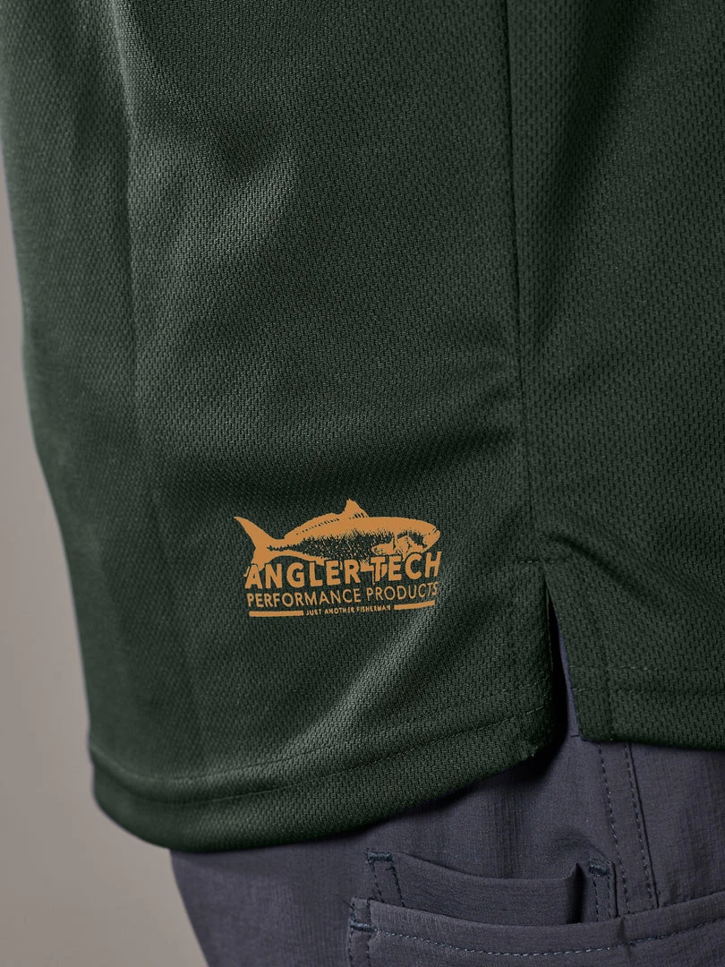 Just Another Fisherman Apparel ANGLER TECH LS TEE - PINE/ORANGE 10 Just Another Fisherman Apparel ANGLER TECH LS TEE - PINE/ORANGE