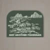 Just Another Fisherman ANGLERS ELDERADO STICKER - KHAKI