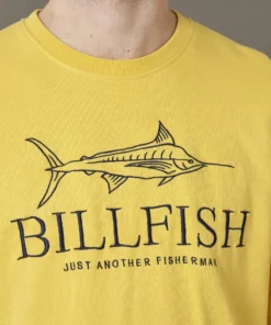 Just Another Fisherman Apparel BILLFISH CREW - WASHED YELLOW