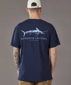 Just Another Fisherman Apparel BLUEWATER CRITTERS TEE - NAVY
