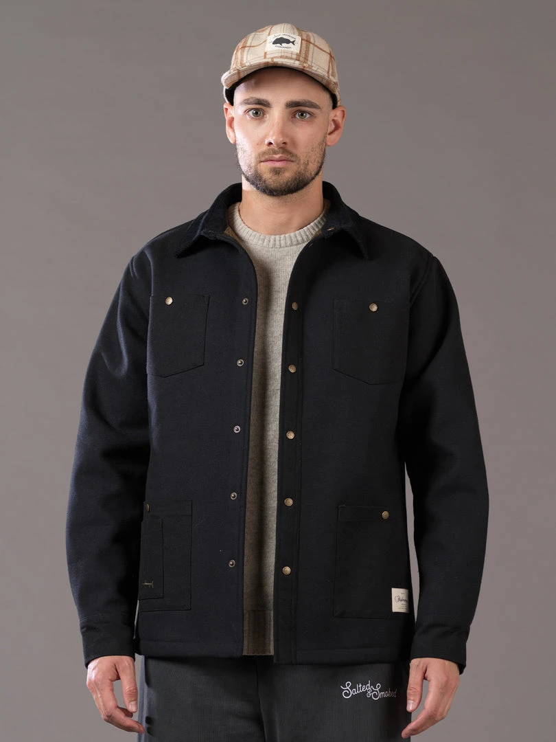 Just Another Fisherman BOATBUILDER JACKET 2.0 - BLACK Apparel 4 Just Another Fisherman BOATBUILDER JACKET 2.0 - BLACK Apparel