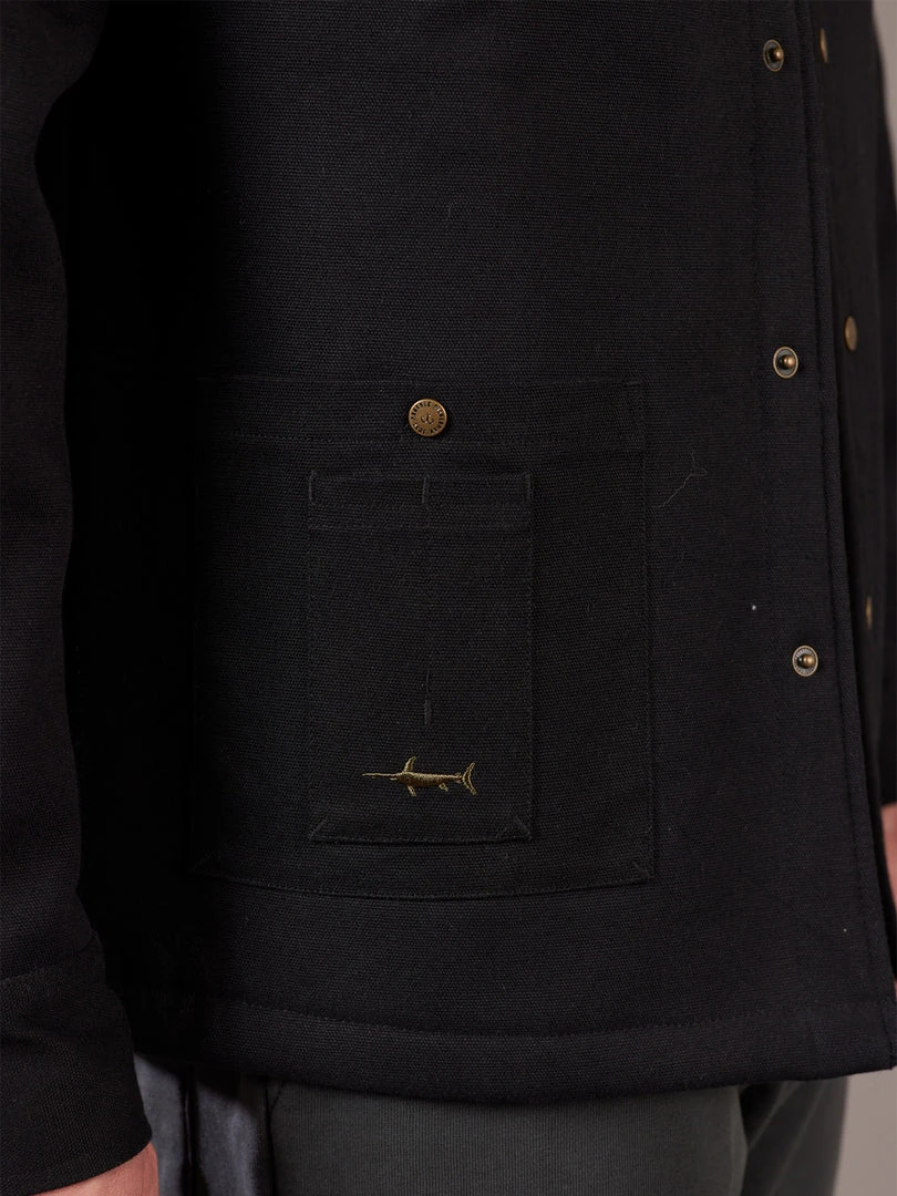 Just Another Fisherman BOATBUILDER JACKET 2.0 - BLACK Apparel 10 Just Another Fisherman BOATBUILDER JACKET 2.0 - BLACK Apparel