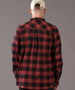 Just Another Fisherman Apparel BOATYARD SHIRT - CINABAR/BLACK CHECK 10 Just Another Fisherman Apparel BOATYARD SHIRT - CINABAR/BLACK CHECK
