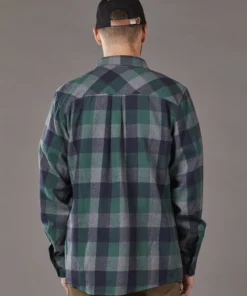 Just Another Fisherman BOATYARD SHIRT - GREEN CHECK