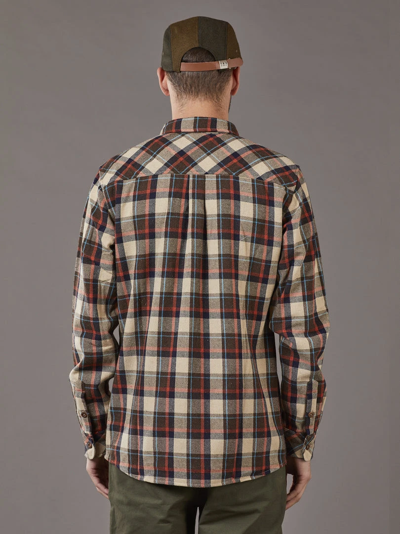 Just Another Fisherman BOATYARD SHIRT - BROWN/TAN Apparel 6 Just Another Fisherman BOATYARD SHIRT - BROWN/TAN Apparel