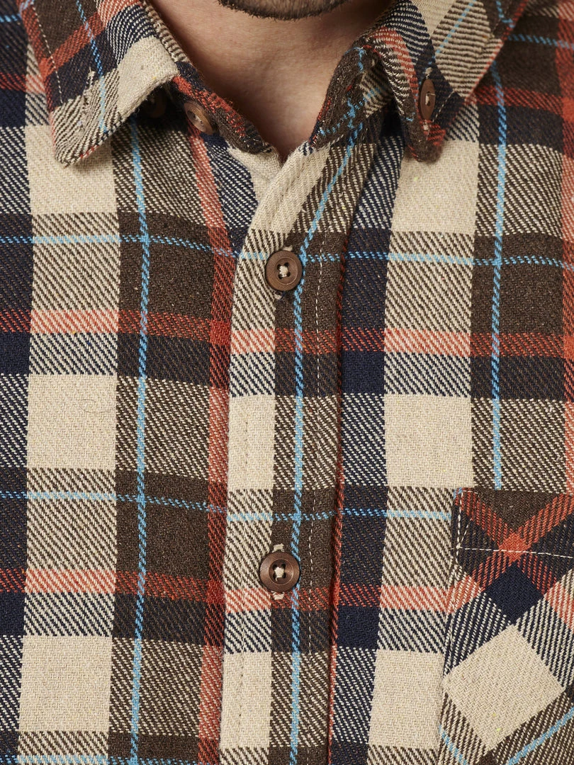 Just Another Fisherman BOATYARD SHIRT - BROWN/TAN Apparel 7 Just Another Fisherman BOATYARD SHIRT - BROWN/TAN Apparel