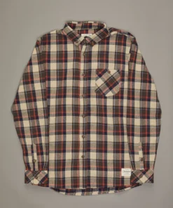 Just Another Fisherman BOATYARD SHIRT - BROWN/TAN Apparel