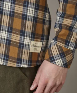 Just Another Fisherman BOATYARD SHIRT - TABACCO CHECK 12 Just Another Fisherman BOATYARD SHIRT - TABACCO CHECK