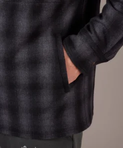 Just Another Fisherman CABIN JACKET - BLACK CHECK Apparel