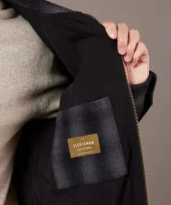 Just Another Fisherman CABIN JACKET - BLACK CHECK Apparel