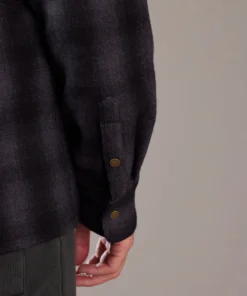 Just Another Fisherman CABIN JACKET - BLACK CHECK Apparel