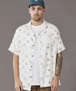 Just Another Fisherman COASTAL VINTAGE SS SHIRT - NATURAL Apparel