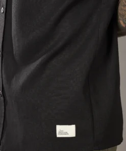 Just Another Fisherman COASTAL LINEN SS SHIRT - BLACK