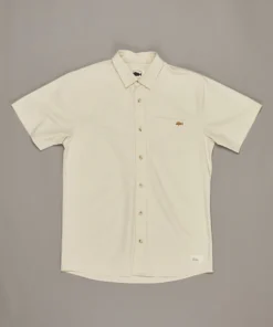 Just Another Fisherman COASTAL LINEN SS SHIRT - NATURAL