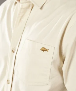 Just Another Fisherman COASTAL LINEN SS SHIRT - NATURAL