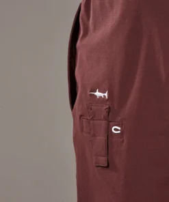Just Another Fisherman CREWMAN SHORTS - MAROON Apparel