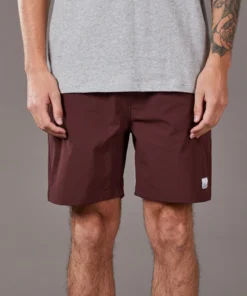 Just Another Fisherman CREWMAN SHORTS - MAROON Apparel