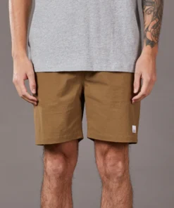 Just Another Fisherman CREWMAN SHORTS - LIGHT BROWN