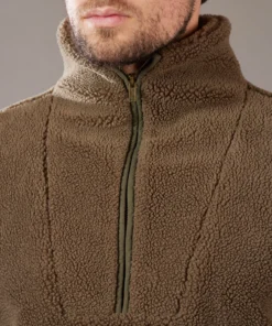 Just Another Fisherman Apparel RUG UP ZIP - MILITARY OLIVE