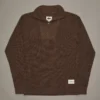 Just Another Fisherman DEEP SEA ZIP KNIT - BROWN