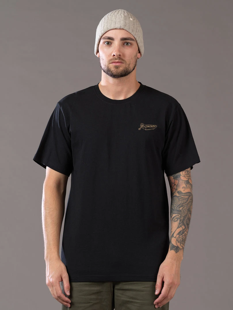 Just Another Fisherman Apparel DINGHY TEE - BLACK 5 Just Another Fisherman Apparel DINGHY TEE - BLACK