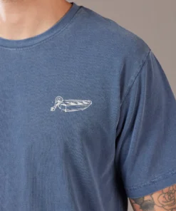 Just Another Fisherman DINGHY TEE - OVERDYED MIDNIGHT NAVY