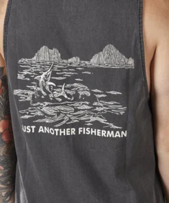 Just Another Fisherman ELDERADO SINGLET - AGED BLACK Apparel