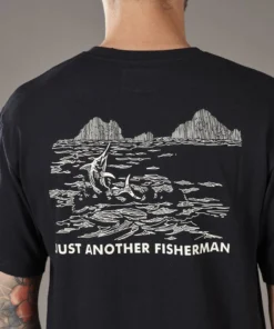 Just Another Fisherman ELDERADO TEE - BLACK