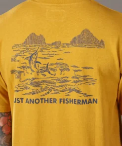 Just Another Fisherman ELDERADO TEE - ORANGE