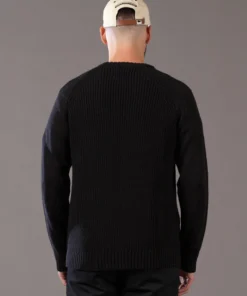 Just Another Fisherman FISH RIB CREW - BLACK Apparel 9 Just Another Fisherman FISH RIB CREW - BLACK Apparel