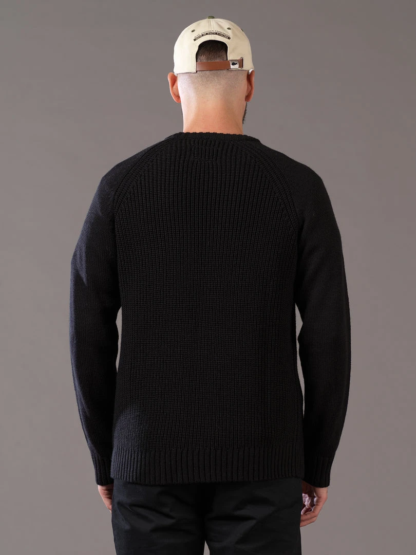 Just Another Fisherman FISH RIB CREW - BLACK Apparel 5 Just Another Fisherman FISH RIB CREW - BLACK Apparel